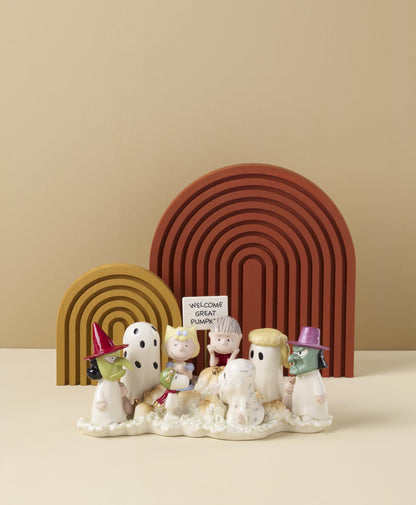 Lenox Peanuts Welcome Great Pumpkin Halloween Figurine, 5.5-in