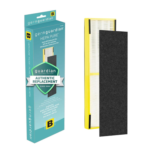 Germ Guardian FLT4825 HEPA GENUINE Air Purifier Replacement Filter B for GermGuardian AC4300BPTCA, AC4900CA, AC4825, AC4825DLX, AC4850PT, CDAP4500BCA, CDAP4500WCA and More, 1-Pack, Gray 🍁 All In One Marketplace Canada