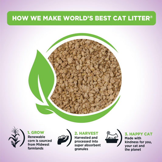 WORLD'S BEST CAT LITTER Multiple Cat Lavender Scented, 32-Pounds 🍁 All In One Marketplace Canada