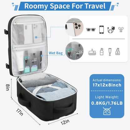 ZOMFELT Travel Backpack for Women Men, TSA 15.6" Carry on Luggage Backpack 🍁 All In One Marketplace Canada
