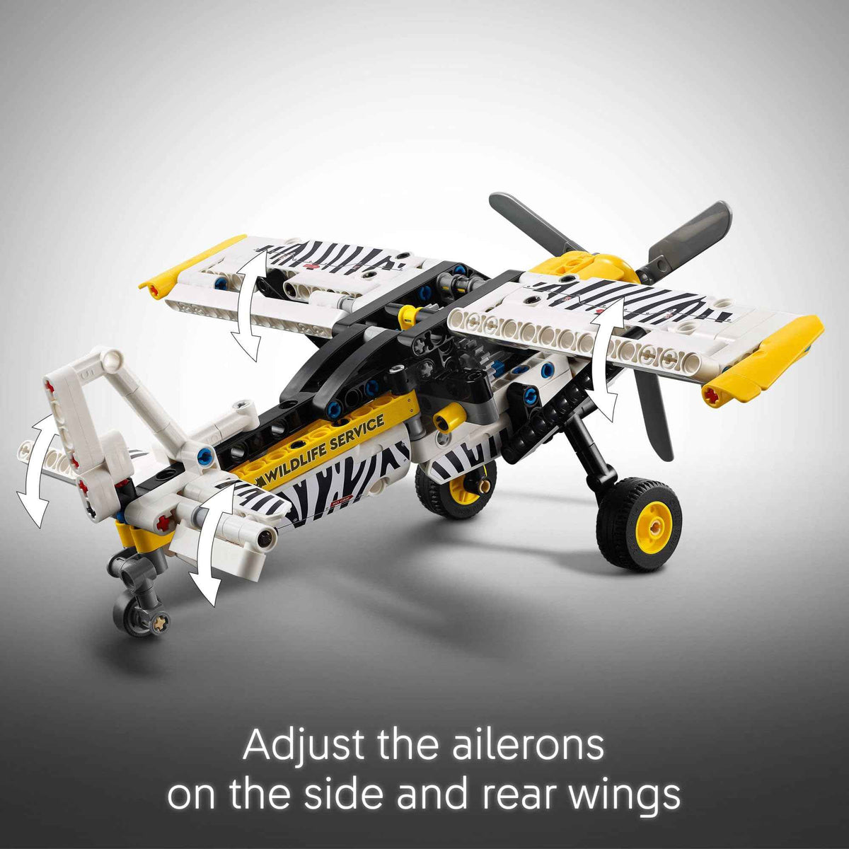 LEGO Technic Bush Plane Toy - Buildable Airplane Toy for Kids, Boys and Girls, Ages 8+ - Model Airplane Gift with Spinning Propeller, 4-Cylinder Piston Engine, and More - 42198 🍁 All In One Marketplace Canada