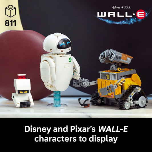 LEGO Disney & Pixar Wall-E & EVE Building Set for Adults, Ages 18+ - Home Office, Book Shelf, or Room Decor for Disney Fans - Gift Ideas for Men & Women - 43279 🍁 All In One Marketplace Canada