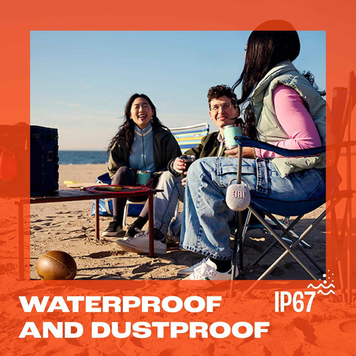 JBL Clip 5 - Ultra-Portable, Waterproof & Dustproof Bluetooth Speaker, Big Pro Sound with Punchy bass, Integrated Carabiner, Up to 12 Hours of Play, Made in Part with Recycled Materials (Pink) 🍁 All In One Marketplace Canada