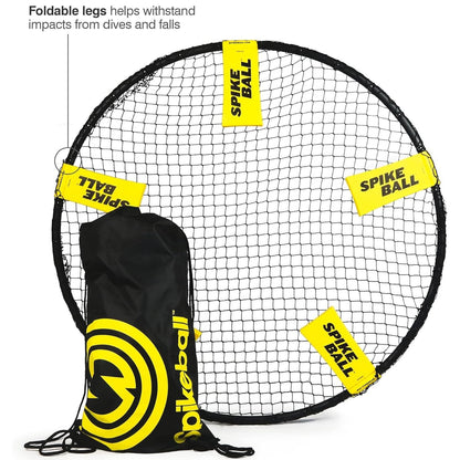 Spikeball Game Set (3 Ball Kit) - Outdoor Indoor Gift for Teens, Family - Yard, Lawn, Beach, Tailgate - Includes Playing Net, 3 Balls, Drawstring Bag, Rule Book 🍁 All In One Marketplace Canada