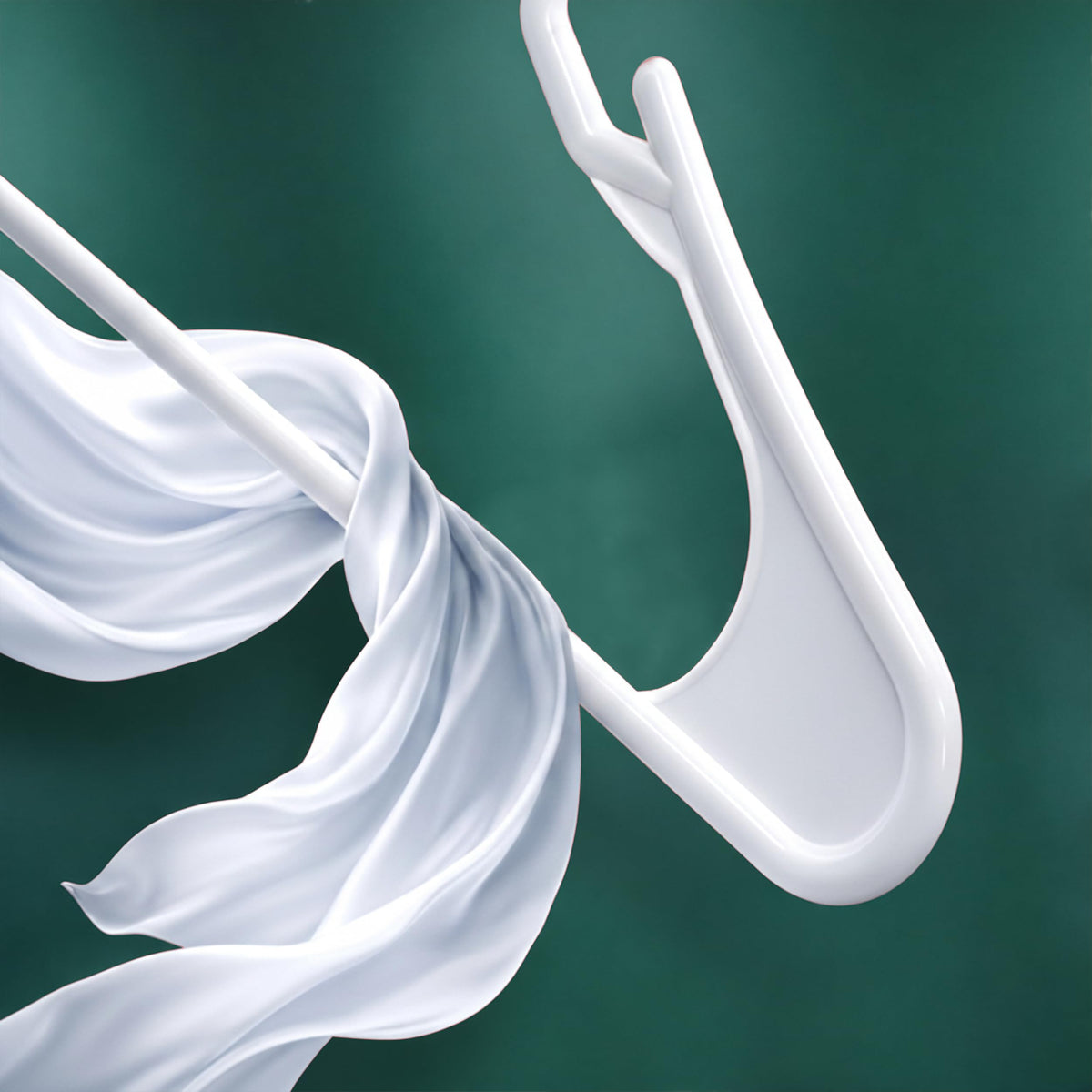 Utopia Home Plastic Hangers, 50 Pack, Clothes Hangers with Shoulder Grooves, Durable Space Saving Coat Hanger for Shirts, Pants, Skirts, Jackets, Blouses, Dresses and Everyday Wardrobe Use (White) 🍁 All In One Marketplace Canada