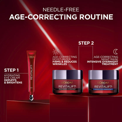 L'Oréal Paris Face Moisturizer, Moisturizer for Face with Pro-Retinol, Vitamin C & Hyaluronic Acid, Retinol Cream Reduces Look of Wrinkles & Firms Skin, Revitalift Triple Power LZR, 50ml 🍁 All In One Marketplace Canada
