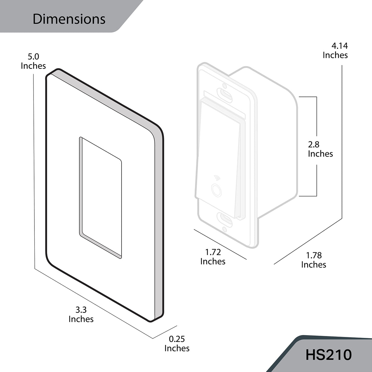 Kasa Smart 3-Way Light Switch Kit by TP-Link (HS210 KIT) - Neutral Wire and 2.4GHz Wi-Fi Connection Required, Works with Alexa and Google Home, No Hub Required, UL Certified, White,2 Count (Pack of 1) 🍁 All In One Marketplace Canada