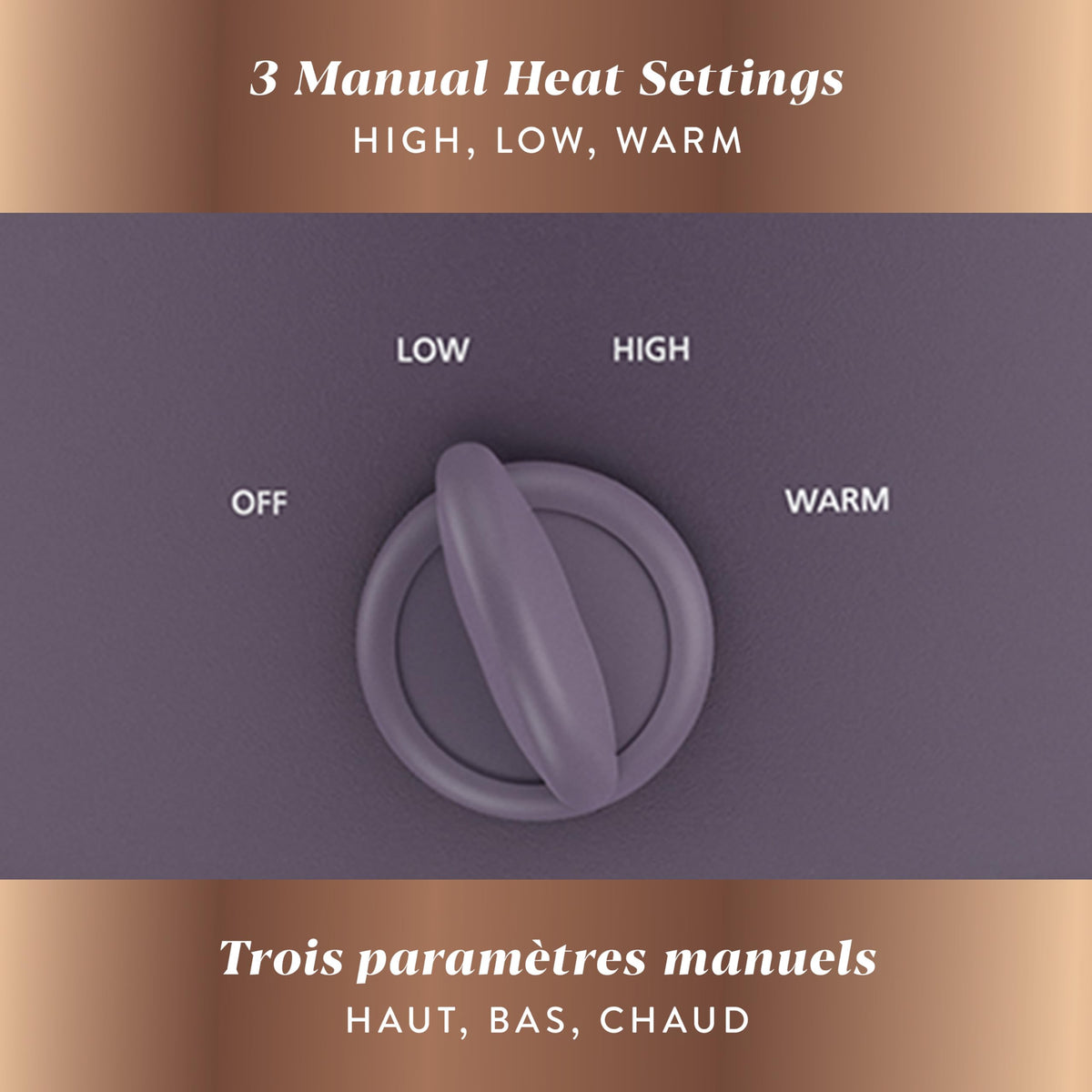 Crock-Pot Design Series 7-Quart Manual Slow Cooker, Purple Potato 🍁 All In One Marketplace Canada