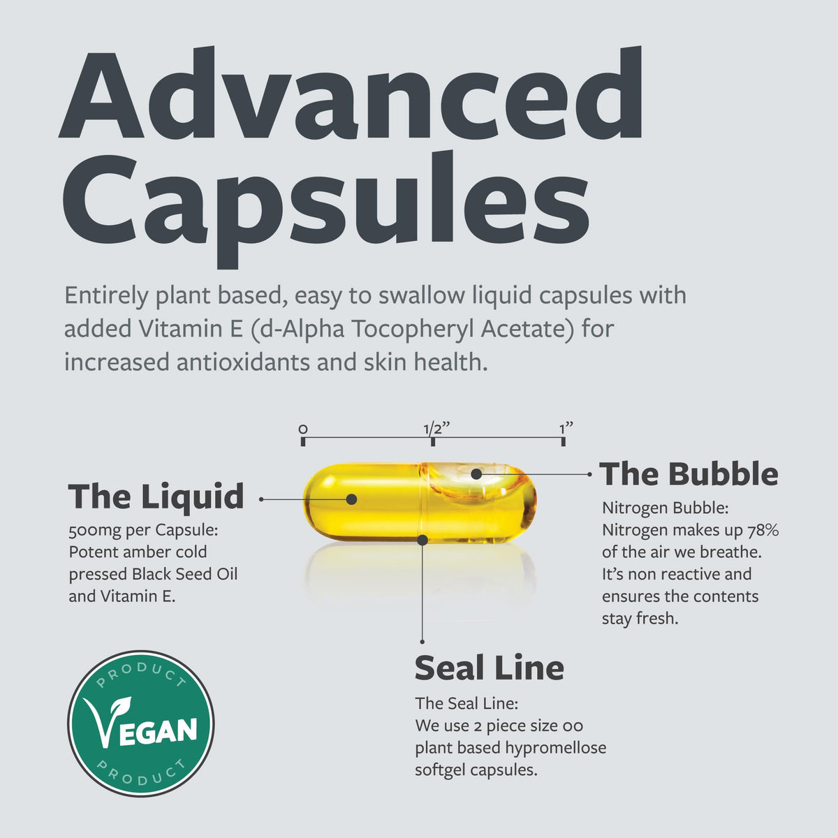 Black Seed Oil Capsules | Cold Pressed | Antioxidant, Blood Sugar & Liver Support | Pure Black Cumin Seed Oil | High in Omega 3 6 9 | Non-GMO & Vegan Black Cumin Oil | 120 Nigella Sativa Softgels 🍁 All In One Marketplace Canada
