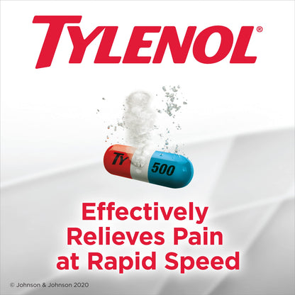 Tylenol Extra Strength Pain Reliever Medicine for Headache, Back Pain and to Reduce Fever, Acetaminophen Rapid Release Gelcaps, 500mg, 120 Gelcaps 🍁 All In One Marketplace Canada
