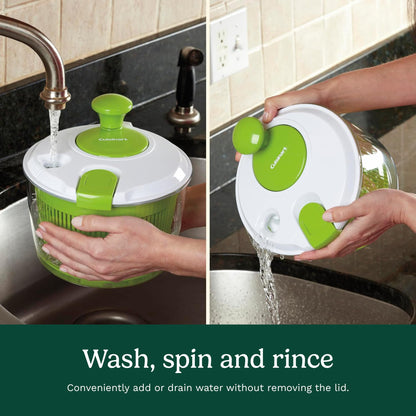 Cuisinart Salad Spinner with Easy-to-Spin Knob, 3-Qt Capacity (CTG-00-SSASC) 🍁 All In One Marketplace Canada