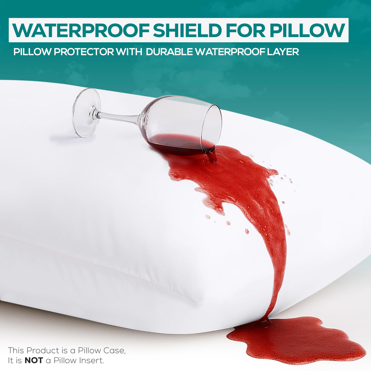 Utopia Bedding Waterproof Pillow Protectors Zippered King Size (2 Pack, White), Zippered Pillowcases, Bed Bug Proof Pillow Encasement Covers 20 x 38 Inches 🍁 All In One Marketplace Canada