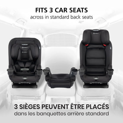 Safety 1st EverSlim 4-in-1 Convertible All-in-One Car Seat, infant to toddler, rear and forward facing, booster mode, backless booster, Fits 3 across, Washable seat, Birth to 10 years, Hexagon Horizon 🍁 All In One Marketplace Canada