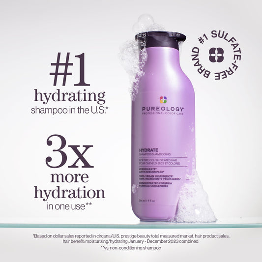 Pureology Hydrate Nourishing Shampoo for Dry Hair, 1000mL 🍁 All In One Marketplace Canada