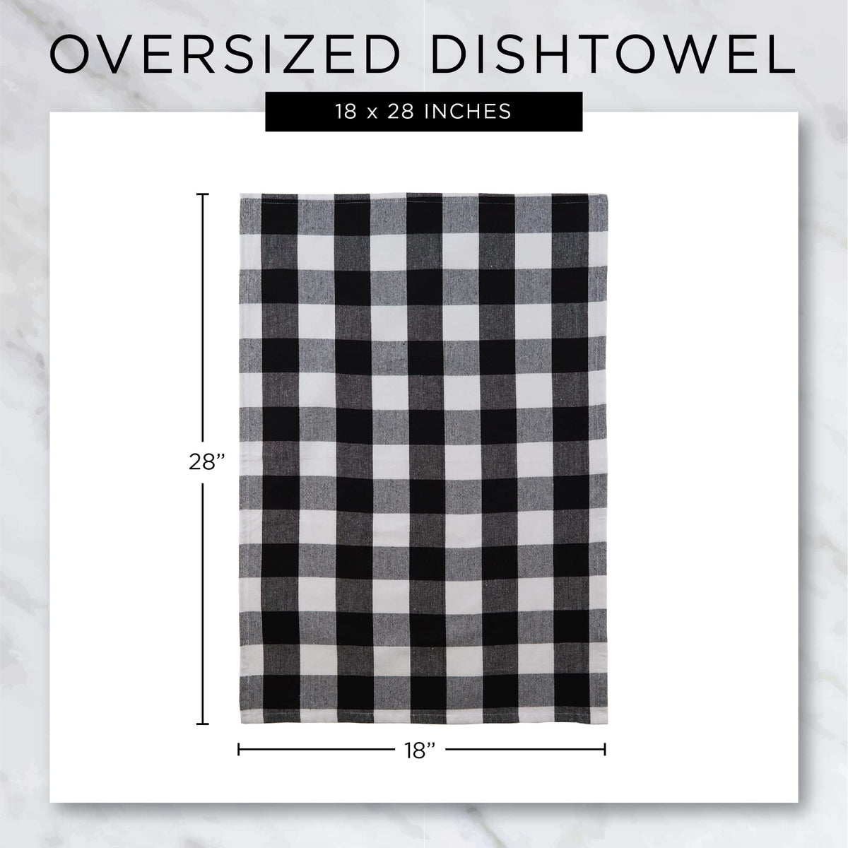 DII Decorative Oversized Cotton Halloween Holiday Dish Towels, 18" x 28", 3 Pack