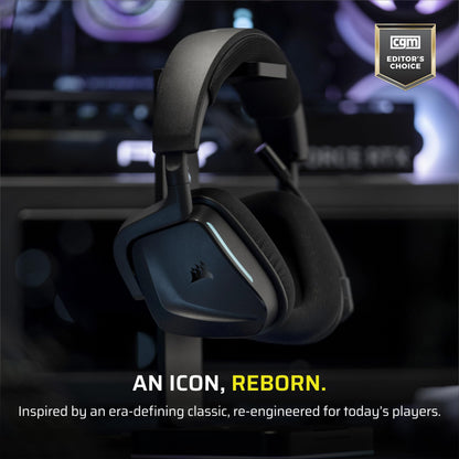 CORSAIR Void v2 Wireless Gaming Headset with Bluetooth for PC, PS5, PS4, Switch, Mobile – Dolby Atmos, 70 Hr Battery, Dual Wireless, Lightweight, Fast Charging – Carbon 🍁 All In One Marketplace Canada