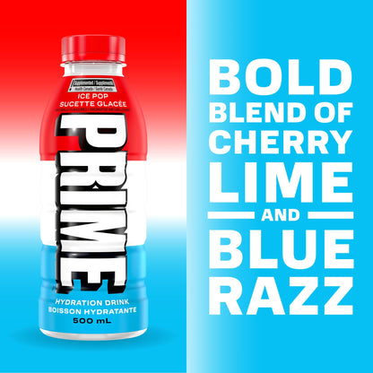 Prime Hydration Drink Ice Pop 12x500ml 🍁 All In One Marketplace Canada