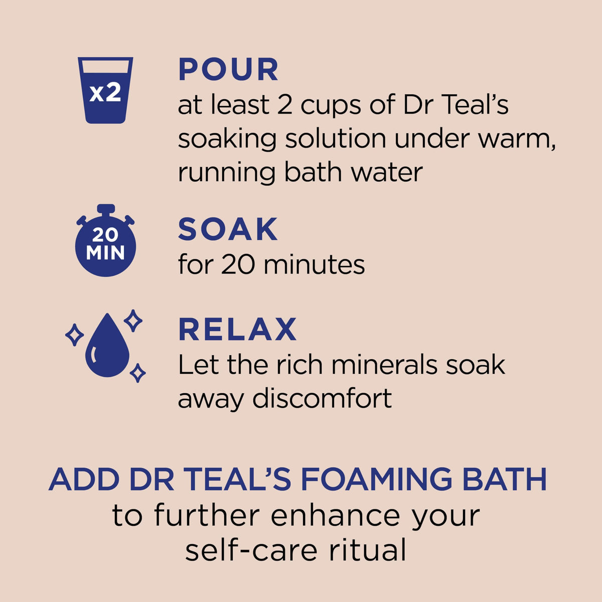 Dr Teal's Pure Epsom Salt Teal's Soaking Solution, Shea Butter & Almond Oil, 48 Oz 🍁 All In One Marketplace Canada