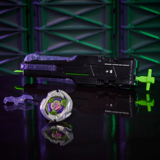 Beyblade X Official Victory Grip Right-Spin Launcher Set with Takara Tomy Attack Type Top Right-Spinning Top Toy, Battling Tops Game Toys, Ages 8+ 🍁 All In One Marketplace Canada