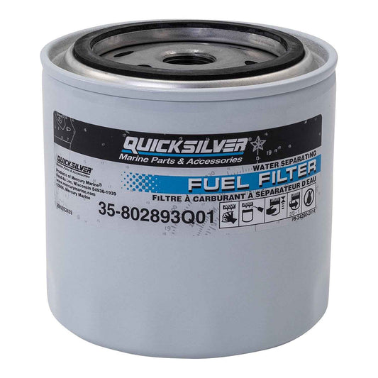 Quicksilver 802893Q01 Water Separating Fuel Filter - Mercury and Mariner Outboards and MerCruiser Stern Drive and Inboard Engines 🍁 All In One Marketplace Canada