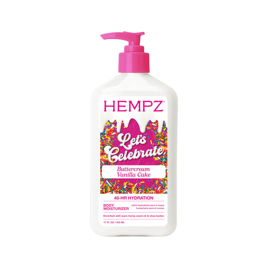 HEMPZ Body Lotion - Buttercream Cake Limited Edition Daily Moisturizing Cream, Shea Butter, Agave, Rice, Oat Hand and Body Moisturizer - Skin Care Products, Hemp Seed Oil - 17 Fl Oz 🍁 All In One Marketplace Canada