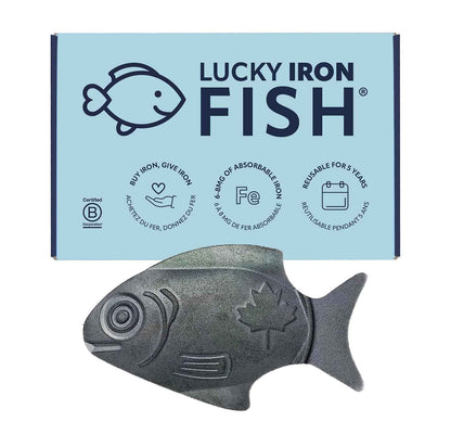 The Original Lucky Iron Fish ®. An Iron Supplement Alternative to Reduce Deficiency. No Side Effects. Use once daily - 5 year supply included. Canadian-Owned. 🍁 All In One Marketplace Canada