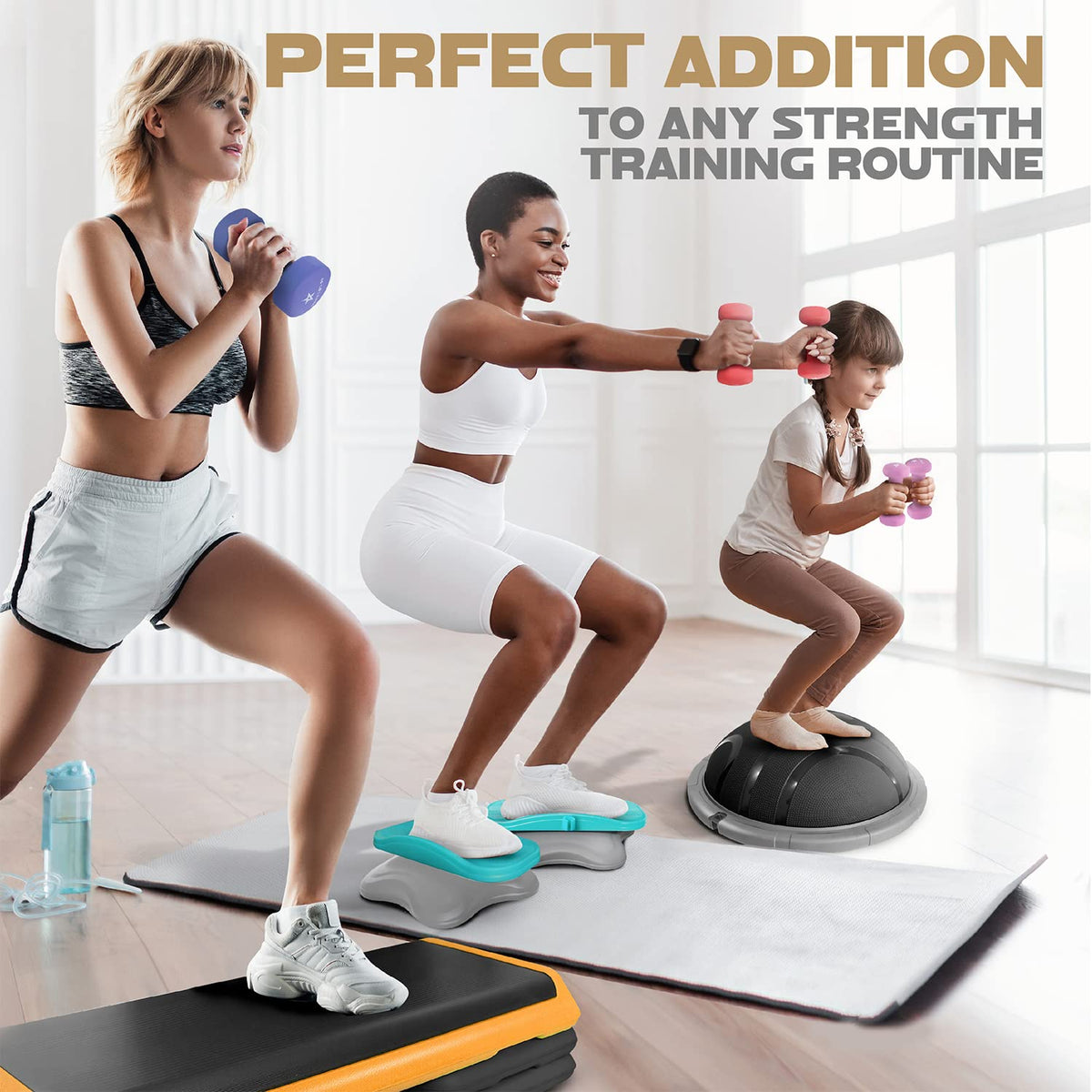 Yes4All Dumbbell Neoprene, poids et haltere, Weight Set, Hand Weights for Women, Dumbbells Pair, Free Weights (C. Gray - 7lbs) 🍁 All In One Marketplace Canada