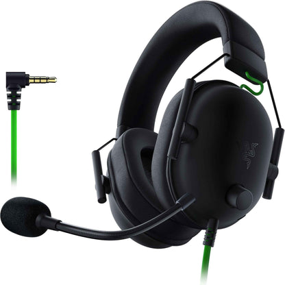 Razer BlackShark V2 X Gaming Headset: 50mm Drivers - Cardioid Mic - Memory Foam Cushion - Lightweight- Comfortable, Noise Isolating Earcups - for PC, PS4, PS5, Switch - 3.5mm Audio Jack - Black 🍁 All In One Marketplace Canada