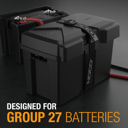 NOCO Snap-Top BG27 Battery Box, Group 27 12V Battery Box for Marine, Automotive, RV, Boat, Camper and Travel Trailer Batteries 🍁 All In One Marketplace Canada