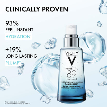 Vichy Hydrating Hyaluronic Acid Serum, Mineral 89 Daily Face Serum Skin Booster with Natural Origin Hyaluronic Acid, Hydrates and Strengthens Sensitive Skin, Recommended by Dermatologists 🍁 All In One Marketplace Canada
