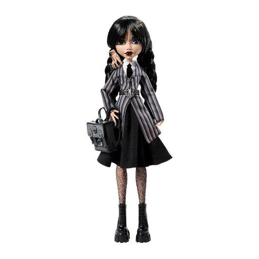 Monster High Wednesday Doll and Accessories, Wednesday Addams Collectible in Nevermore Academy Uniform with Thing and Backpack, Doll Stand 🍁 All In One Marketplace Canada