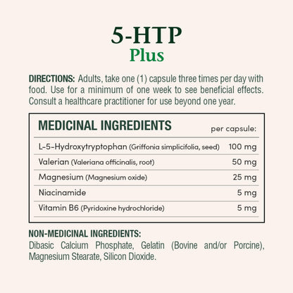NATURE'S BOUNTY 5-HTP 100 mg Plus, Helps Promote Healthy Mood Balance, 51.8 g 🍁 All In One Marketplace Canada