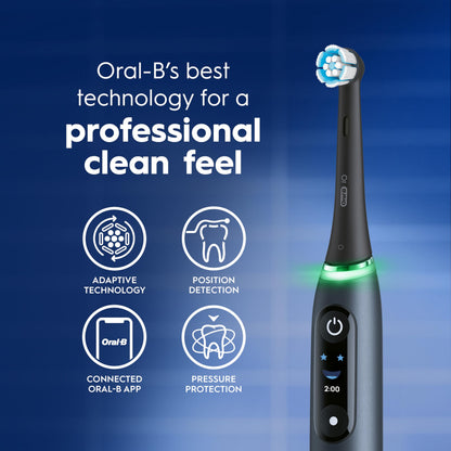 Oral-B iO9 Electric Toothbrush, for the Ultimate Professional Clean Feel, Black Onyx, Rechargeable Electric Toothbrushes, iO Series 9 with 1 Power Toothbrush, 4 Brush Heads, and 1 Charging Travel Case 🍁 All In One Marketplace Canada