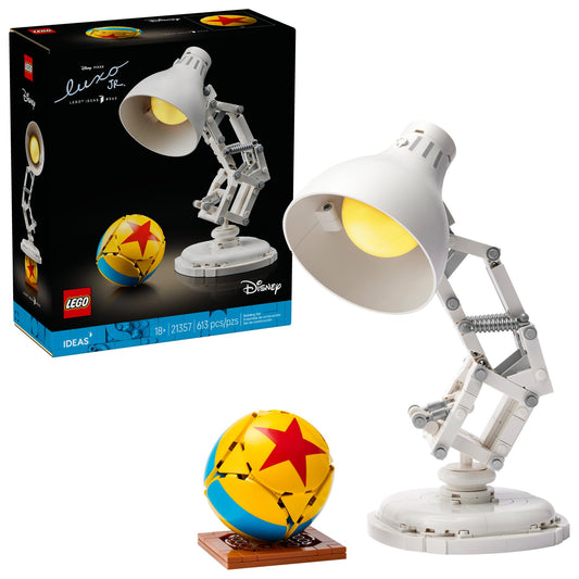 LEGO Ideas Disney Pixar Luxo Jr. - Room Decor and Building Set for Adults - Office and Desk Decor for Women and Men, Ages 18+ - Brick-Built Lamp DIY Kit - Collectible Gift Idea for Movie Fans - 21357 🍁 All In One Marketplace Canada
