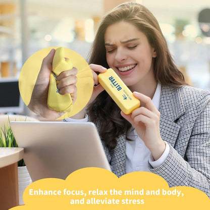 2Pcs Cute Butter Squeeze Stress Balls,Slow Rebound Realistic Soft Butter Stick Fidget,Slow Rising Portable for Adults Anxiety & Stress Relief 🍁 All In One Marketplace Canada