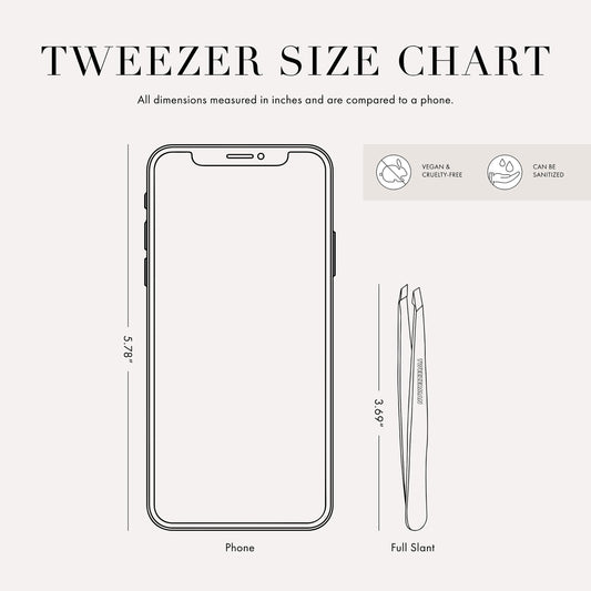 Tweezerman Exclusive Dusty Rose Slant Tweezer - Hair Removal Tweezers, Stainless Steel 🍁 All In One Marketplace Canada