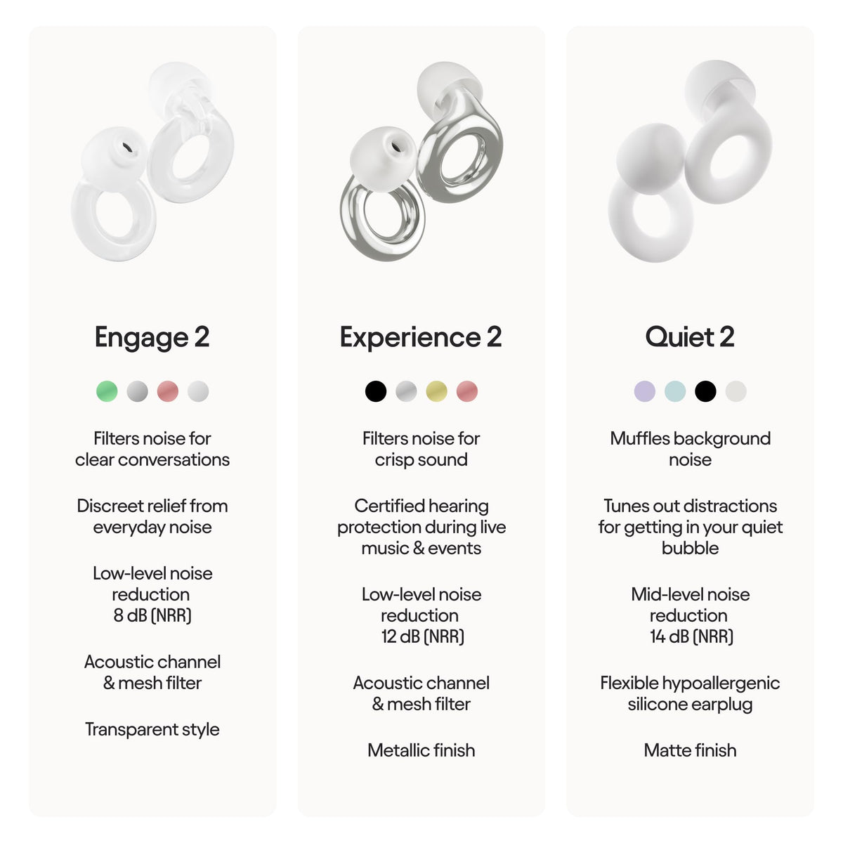 Loop Engage 2 Ear Plugs – Everyday Noise Relief With Clear Speech for Social Gatherings, Work, Conversation, Parenting & Noise Sensitivity – 16 dB Noise Reduction Earplugs 🍁 All In One Marketplace Canada