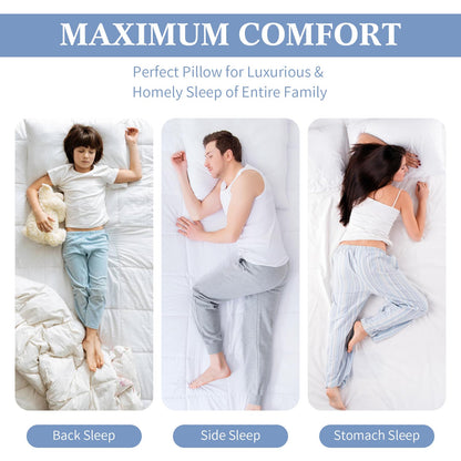 SHERWOOD Hotel Collection Soft Down Alternative Bed Pillows (Queen) 🍁 All In One Marketplace Canada