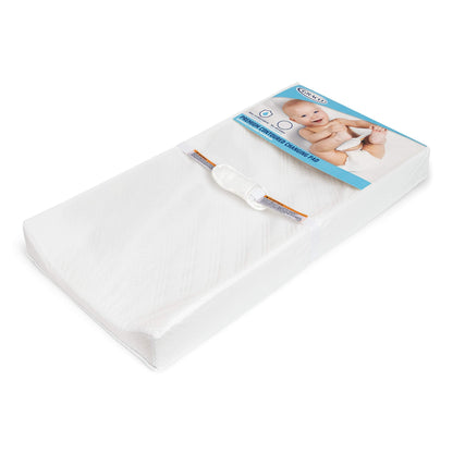 Graco Premium Contoured Changing Pad – GREENGUARD Gold Certified, Water-Resistant, Ultra-Soft Buckle Cover, Contoured Baby Changing Pad, Fits Most Standard-Size Changing Toppers, Non-Skid Bottom 🍁 All In One Marketplace Canada
