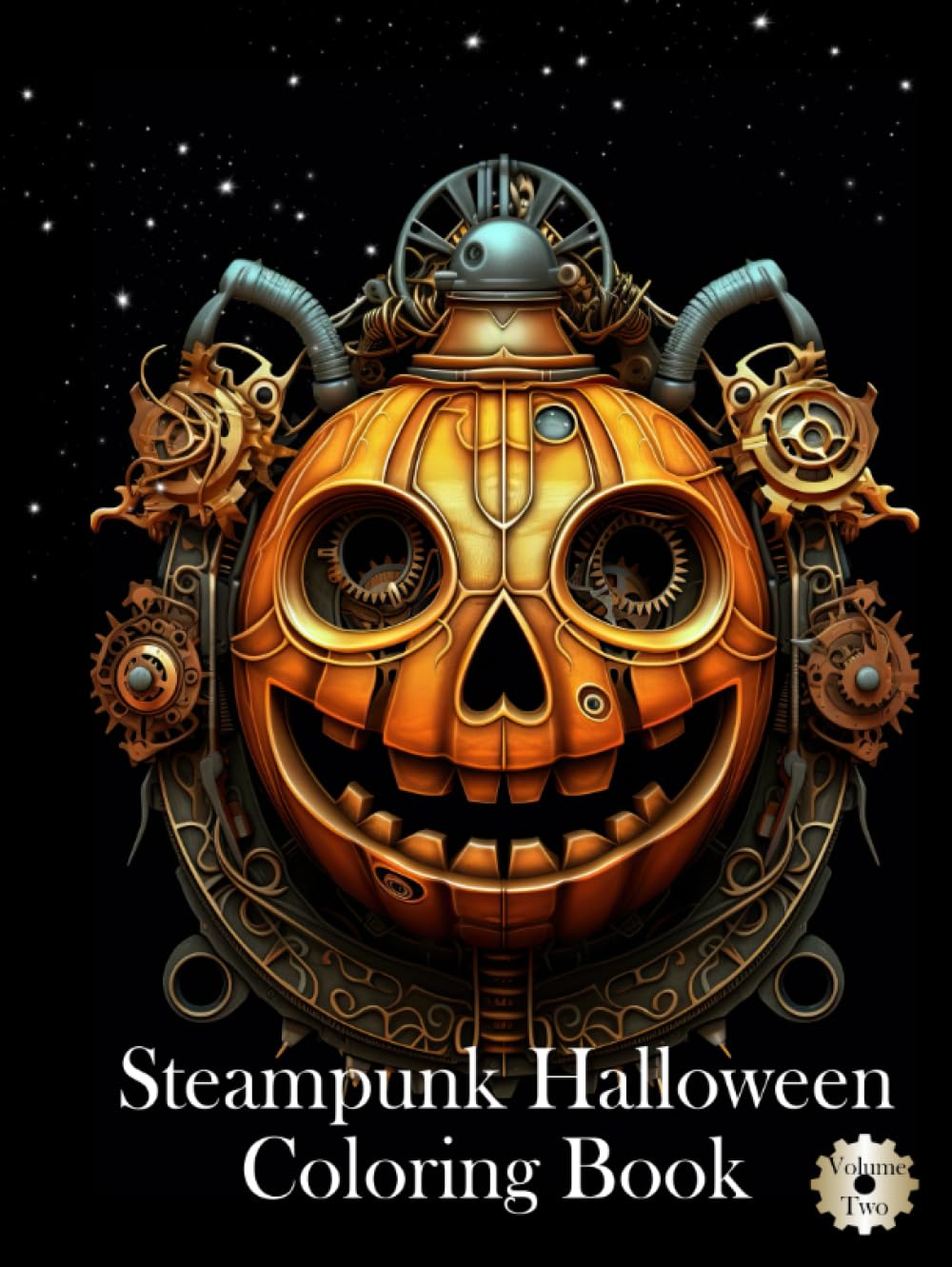 Steampunk Halloween Volume 2: Coloring Book for Adults