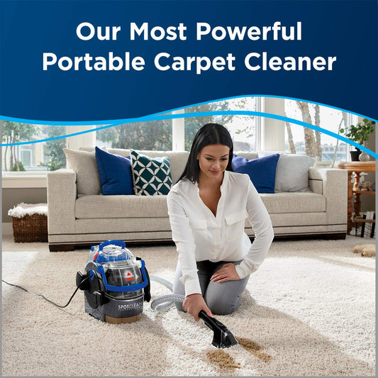 BISSELL Spotclean Professional Portable Carpet And Upholstery Deep Cleaner With Full-Sized 5.9 Amp, 5Ft Hose With 3" Tough Stain Brush, 3-In-1 Stair And Hydro-Rinse Self-Cleaning Tools, 2891B 🍁 All In One Marketplace Canada