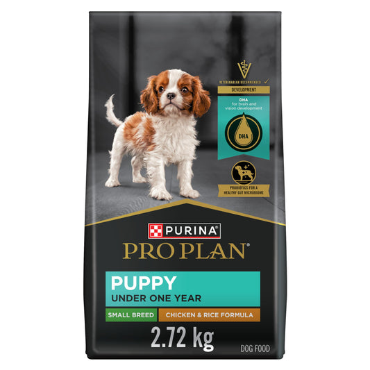 Purina Pro Plan Small Breed Dry Puppy Food, Chicken & Rice - 2.72 kg Bag 🍁 All In One Marketplace Canada