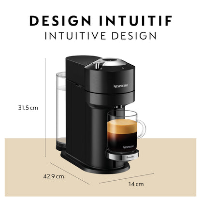 Nespresso Vertuo Next Premium Single Serve Coffee and Espresso Machine by Breville, Classic Black 🍁 All In One Marketplace Canada