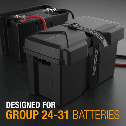 NOCO Snap-Top BG31 Battery Box, Group 24-31 12V Battery Box for Marine, Automotive, RV, Boat, Camper and Travel Trailer Batteries 🍁 All In One Marketplace Canada