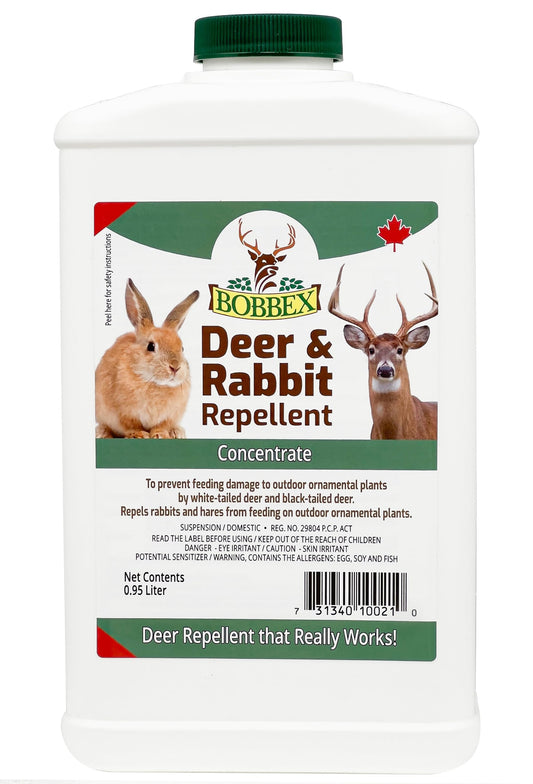 Bobbex Deer & Rabbit Repellent 0.95 Liter Concentrate 🍁 All In One Marketplace Canada