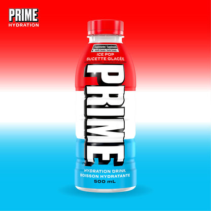 Prime Hydration Drink Ice Pop 12x500ml 🍁 All In One Marketplace Canada