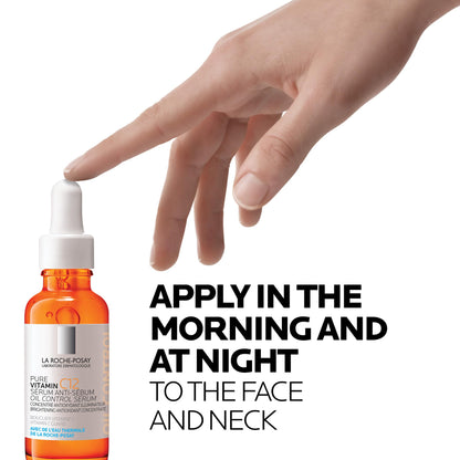 La Roche Posay Vitamin C Face Serum with Salicylic Acid, 12% Pure Vitamin C Serum for Oil Control & Brightening. Boost Skin Radiance and Correct Oiliness. Suitable for Oily Skin, 30mL 🍁 All In One Marketplace Canada
