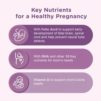Centrum Prenatal Multigummies with DHA and Folic Acid, Postpartum Multivitamin and Mineral Supplement, 60 count, 30 day supply. 🍁 All In One Marketplace Canada