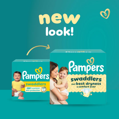 Pampers Swaddlers Diapers, Size S1, Absorbent, Keeps Baby Dry and Comfortable, Skin Safe Disposable Baby Diaper, 1 Pack (Count of 96) 🍁 All In One Marketplace Canada