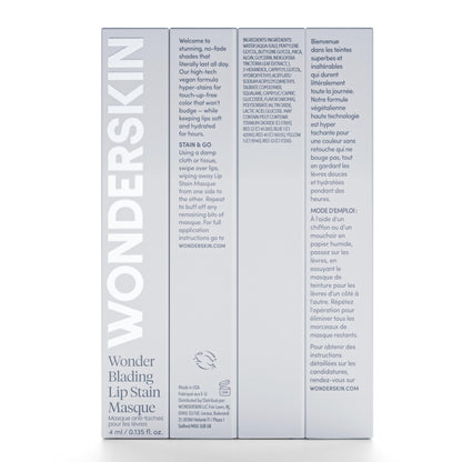 Wonderskin Wonder Blading All Day Lip Stain Peel Off Masque - Long Lasting, Waterproof and Transfer Proof Nude Lip Tint, Matte Finish Peel Off Makeup (XOXO Masque) 🍁 All In One Marketplace Canada